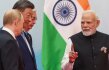 Vladimir Putin, Narendra Modi, Kassym Tokayev and Xi Jinping