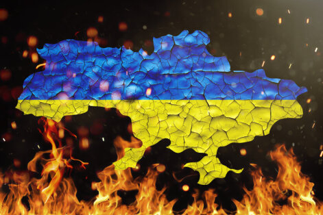 Ukraine on fire