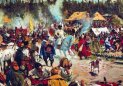 The painting "In Times of Trouble" by Sergei Ivanov