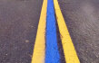 The thin yellow-blue line