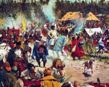 The painting "In Times of Trouble" by Sergei Ivanov