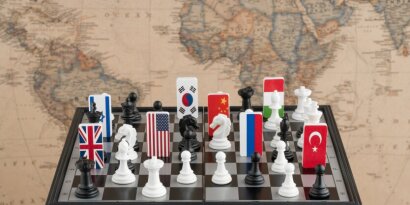 World Geopolitical Chess Board